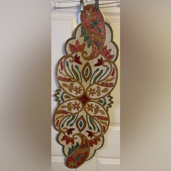 Beaded Decorative Table Runner or Wall Art - Picture 12 of 15